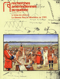 Recherches amérindiennes au Québec, v. XXXI, no 02, 2001